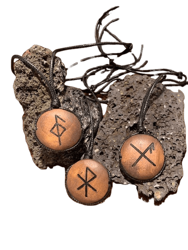Rune Wooden Necklace Rune Wooden Necklace